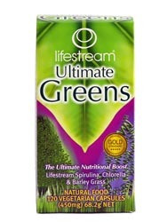 Lifestream Ultimate Greens Capsules 120