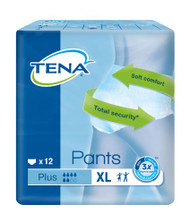 Tena Pants Plus Extra Large 12 Pack