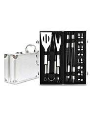 Mens Republic 16 Piece BBQ Set In Aluminium Case