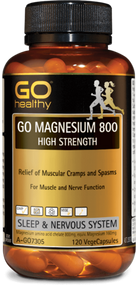 Go Healthy Go Magnesium 800 High Strength 120 Capsules