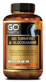Go Healthy Go Turmeric & Glucosamine 120 Capsules