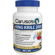 Caruso's King Krill 2000mg 30 Capsules