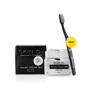 Skin O2 Micro Cream Exfoliator 8% + Derma Brush