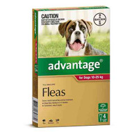 Advantage Dog 10-25kg Large Red 4 Pack