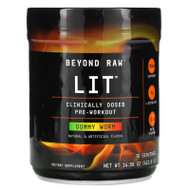 GNC Beyond Raw, LIT, Clinically Dosed Pre-Workout, Gummy Worm, 14.56 oz (412.8 g),GNC Beyond Raw, LIT, Clinically Dosed Pre-Workout, Gummy Worm, 14.56 oz (412.8 g)