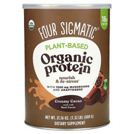 <img alt="Four Sigmatic, Plant-Based Organic Protein with Mushrooms & Adaptogens, Creamy Cacao, 1.32 lbs (600 g)" title="Four Sigmatic, Plant-Based Organic Protein with Mushrooms & Adaptogens, Creamy Cacao, 1.32 lbs (600 g),816897022298"