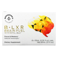 Beekeeper's Naturals, B. LXR Brain Fuel, 6 Vials, 0.35 fl oz (10 ml) Each,Beekeeper's Naturals, B. LXR Brain Fuel, 6 Vials, 0.35 fl oz (10 ml) Each