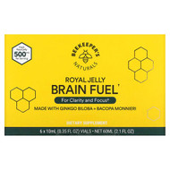 <img alt="Beekeepers Naturals, Royal Jelly Brain Fuel, 6 Vials, 0.35 fl oz (10 ml) Each" title="Beekeepers Naturals, Royal Jelly Brain Fuel, 6 Vials, 0.35 fl oz (10 ml) Each,628055142201"