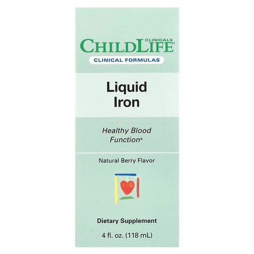 <img alt="ChildLife Clinicals, Liquid Iron, Natural Berry, 4 fl oz (118 ml)" title="ChildLife Clinicals, Liquid Iron, Natural Berry, 4 fl oz (118 ml),850005307013"