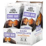 Little Secrets, Cookie Bars, Dark Chocolate with Salted Caramel, 12 Pack, 1.8 oz (50 g) Each,Little Secrets, Cookie Bars, Dark Chocolate with Salted Caramel, 12 Pack, 1.8 oz (50 g) Each
