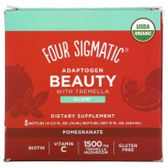 Four Sigmatic, Adaptogen Beauty with Tremella, Pomegranate, 6 Bottles, 2.5 fl oz (74 ml) Each,Four Sigmatic, Adaptogen Beauty with Tremella, Pomegranate, 6 Bottles, 2.5 fl oz (74 ml) Each
