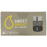 Sports Research, Sweet Sweat Hip Bands, Gray, 3 Bands,Sports Research, Sweet Sweat Hip Bands, Gray, 3 Bands