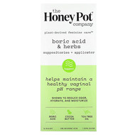 <img alt="The Honey Pot Company, Boric Acid & Herbs, Suppositories + Applicator, 290 mg , 14 Ovules, 1 Applicator" title="The Honey Pot Company, Boric Acid & Herbs, Suppositories + Applicator, 290 mg , 14 Ovules, 1 Applicator,851669008582"