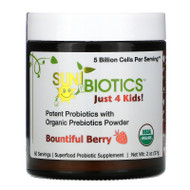 Sunbiotics, Just 4 Kids! Potent Probiotics with Organic Prebiotics Powder, Bountiful Berry, 5 Billion, 2 oz (57 g),Sunbiotics, Just 4 Kids! Potent Probiotics with Organic Prebiotics Powder, Bountiful Berry, 5 Billion, 2 oz (57 g)