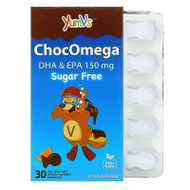 YumV's, ChocOmega, DHA & EPA, Milk Chocolate Orange Flavored, Sugar Free, 150 mg, 30 Chewables,YumV's, ChocOmega, DHA & EPA, Milk Chocolate Orange Flavored, Sugar Free, 150 mg, 30 Chewables