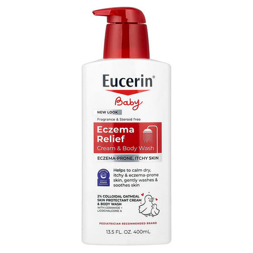 <img alt="Eucerin, Baby, Eczema Relief Cream & Body Wash, Fragrance Free, 13.5 fl oz (400 ml)" title="Eucerin, Baby, Eczema Relief Cream & Body Wash, Fragrance Free, 13.5 fl oz (400 ml),072140026042"