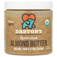 <img alt="Dastony, Organic Sprouted Almond Butter, Ultra Smooth, 8 oz (227 g)" title="Dastony, Organic Sprouted Almond Butter, Ultra Smooth, 8 oz (227 g),850018464819"