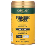 <img alt="VAHDAM India, Latte Mix, Turmeric Ginger, Caffeine Free, 3.53 oz (100 g)" title="VAHDAM India, Latte Mix, Turmeric Ginger, Caffeine Free, 3.53 oz (100 g),810001611088"