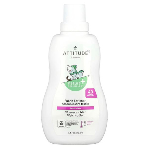 <img alt="ATTITUDE, Little Ones, Fabric Softener, Sweet Lullaby, 40 Loads, 33.8 fl oz (1 l)" title="ATTITUDE, Little Ones, Fabric Softener, Sweet Lullaby, 40 Loads, 33.8 fl oz (1 l),626232421378"