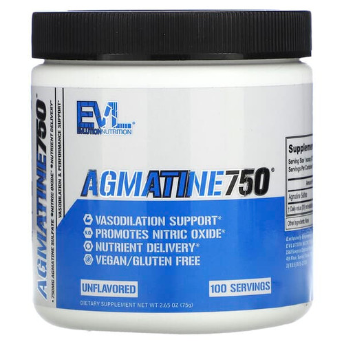 <img alt="EVLution Nutrition, Agmatine750, Unflavored, 2.65 oz (75 g)" title="EVLution Nutrition, Agmatine750, Unflavored, 2.65 oz (75 g),818901024304"
