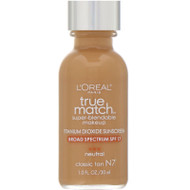 L'Oreal, True Match Super-Blendable Makeup, N7 Classic Tan, 1 fl oz (30 ml),L'Oreal, True Match Super-Blendable Makeup, N7 Classic Tan, 1 fl oz (30 ml)