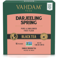 Vahdam Teas, Black Tea, Darjeeling,  15 Tea Bags, 1.06 oz (30 g),Vahdam Teas, Black Tea, Darjeeling,  15 Tea Bags, 1.06 oz (30 g)