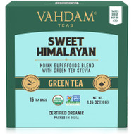 Vahdam Teas, Green Tea, Sweet Himalayan, 15 Tea Bags, 1.06 oz (30 g),Vahdam Teas, Green Tea, Sweet Himalayan, 15 Tea Bags, 1.06 oz (30 g)