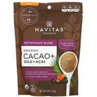 Navitas Organics, Antioxidant Blend, Organic Cacao + Goji + Acai, 8 oz (227 g),Navitas Organics, Antioxidant Blend, Organic Cacao + Goji + Acai, 8 oz (227 g)