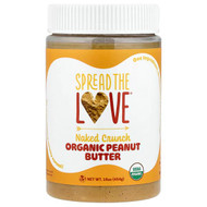 <img alt="Spread The Love, Organic Peanut Butter, Naked Crunch, 16 oz (454 g)" title="Spread The Love, Organic Peanut Butter, Naked Crunch, 16 oz (454 g),862205000465"