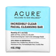 Acure, Incredibly Clear, Facial Cleansing Bar, 4 oz (113 g),Acure, Incredibly Clear, Facial Cleansing Bar, 4 oz (113 g)