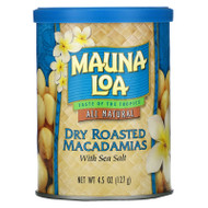 Mauna Loa, Dry Roasted Macadamias with Sea Salt, 4.5 oz (127 g),Mauna Loa, Dry Roasted Macadamias with Sea Salt, 4.5 oz (127 g)