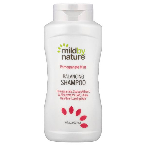 <img alt="Mild By Nature, Pomegranate Mint Balancing Shampoo, 16 fl oz (473 ml)" title="Mild By Nature, Pomegranate Mint Balancing Shampoo, 16 fl oz (473 ml),898220018321"