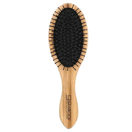 <img alt="Giovanni, Bamboo Oval Hairbrush, 1 Brush" title="Giovanni, Bamboo Oval Hairbrush, 1 Brush,716237186225"