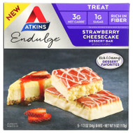 Atkins, Endulge, Strawberry Cheesecake, 5 Bars, 1.2 oz (34 g) Each,Atkins, Endulge, Strawberry Cheesecake, 5 Bars, 1.2 oz (34 g) Each