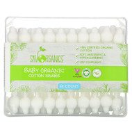 Sky Organics, Baby Organic Cotton Swabs, 60 Count,Sky Organics, Baby Organic Cotton Swabs, 60 Count