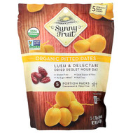 <img alt="Sunny Fruit, Organic Pitted Dates, 5 Portion Packs, 1.76 oz (50 g) Each" title="Sunny Fruit, Organic Pitted Dates, 5 Portion Packs, 1.76 oz (50 g) Each,842515006821"