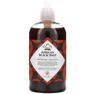3 PACK OF Nubian Heritage, African Black Soap, Liquid Hand Soap, 12.3 fl oz (364 ml),Nubian Heritage, African Black Soap, Liquid Hand Soap, 12.3 fl oz (364 ml)