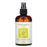 3 PACK OF Mild By Nature, On-The-Go Hand Cleanser, Alcohol-Free, Lemongrass, 8 fl oz (240 ml),Mild By Nature, On-The-Go Hand Cleanser, Alcohol-Free, Lemongrass, 8 fl oz (240 ml)