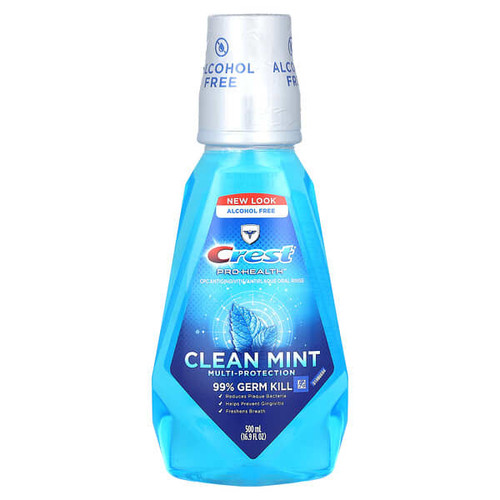 <img alt="Crest, Pro Health, Multi-Protection Mouthwash, Alcohol Free, Clean Mint, 16.9 fl oz (500 ml)" title="Crest, Pro Health, Multi-Protection Mouthwash, Alcohol Free, Clean Mint, 16.9 fl oz (500 ml),037000449812"