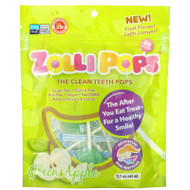 3 PACK OF Zollipops, The Clean Teeth Pops, Green Apple, 3.1 oz,Zollipops, The Clean Teeth Pops, Green Apple, 3.1 oz