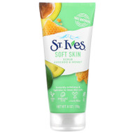 3 PACK OF St. Ives, Soft Skin Scrub, Avocado & Honey, 6 oz (170 g),St. Ives, Soft Skin Scrub, Avocado & Honey, 6 oz (170 g)
