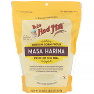 3 PACK OF Bob's Red Mill, Golden Corn Flour, Masa Harina, 22 oz (624 g),Bob's Red Mill, Golden Corn Flour, Masa Harina, 22 oz (624 g)