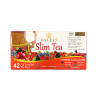 3 PACK OF Hyleys Tea, Slim Tea, Assorted Tea Collections, 42 Foil Envelope Tea Bags, 0.05 oz (1.5 g) Each,Hyleys Tea, Slim Tea, Assorted Tea Collections, 42 Foil Envelope Tea Bags, 0.05 oz (1.5 g) Each