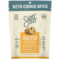 3 PACK OF SuperFat, Keto Cookie Bites, Peanut Butter Chocolate Chip, 2.25 oz (64 g),SuperFat, Keto Cookie Bites, Peanut Butter Chocolate Chip, 2.25 oz (64 g)