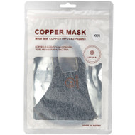 3 PACK OF Lozperi, Copper Mask, Kids, Gray, 1 Count,Lozperi, Copper Mask, Kids, Gray, 1 Count