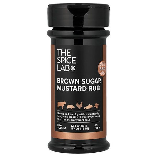 <img alt="The Spice Lab, Brown Sugar Mustard Rub, 5.7 oz (161 g) (Discontinued Item)" title="The Spice Lab, Brown Sugar Mustard Rub, 5.7 oz (161 g) (Discontinued Item),846836071209"
