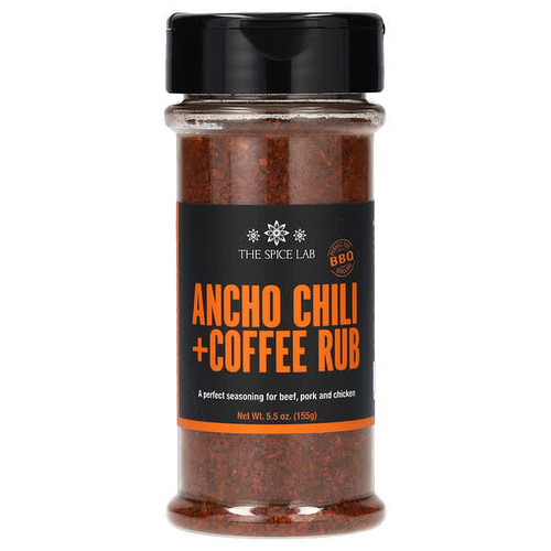 <img alt="The Spice Lab, Ancho Chili + Coffee Rub, 5.5 oz ( 155 g)" title="The Spice Lab, Ancho Chili + Coffee Rub, 5.5 oz ( 155 g),846836041202"