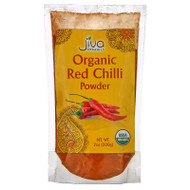 3 PACK OF Jiva Organics, Organic Red Chilli Powder,  7 oz (200 g),Jiva Organics, Organic Red Chilli Powder,  7 oz (200 g)