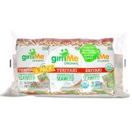 3 PACK OF gimMe, Premium Roasted Seaweed, Teriyaki, 6 Pack, 0.17 oz (5 g) Each,gimMe, Premium Roasted Seaweed, Teriyaki, 6 Pack, 0.17 oz (5 g) Each