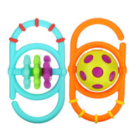 3 PACK OF Sassy, Inspire The Senses, Linky Links, 3+ Months, 2 Piece Set,Sassy, Inspire The Senses, Linky Links, 3+ Months, 2 Piece Set